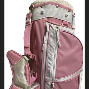 Pink EZ-Caddy 4-way Golf Bag 28”